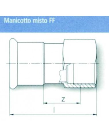 MANIC.FER.MISTO F 18x1/2  