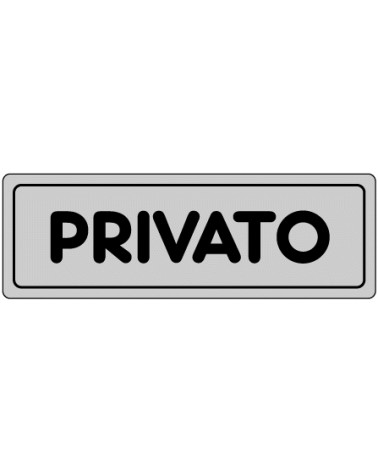 CART ADESIVO PRIVATO  15X5