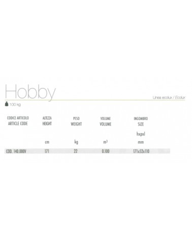 TRABAT HOBBY 171X52X110   