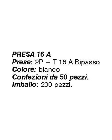 PRESA 2P+T 10/16A POLIV BI