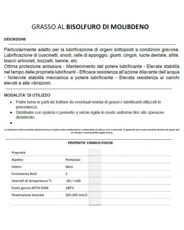GRASSO BISOLFURO MOLIB 500