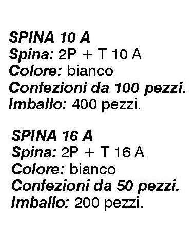 SPINA 2P + T 10A      BIAN