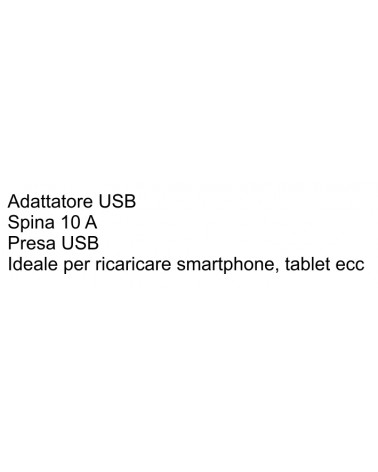 SPINA 10A C/ADATTAT USB   