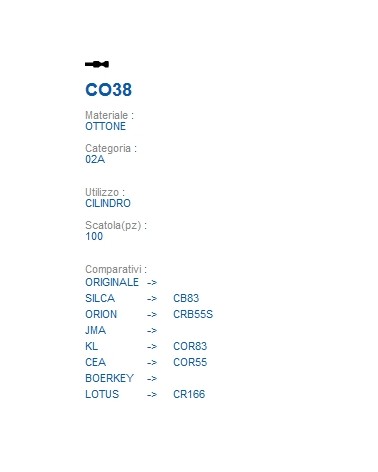 CHIAVE CO38 | CB83        