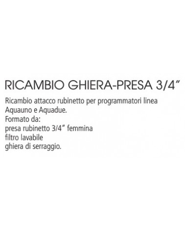 GHIERA RICAM 3/4F X PROGR.