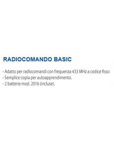 RADIOCOM.BLU BASIC 433 MH 