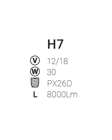 LAMPADE H7 LED CANBUS  2PZ