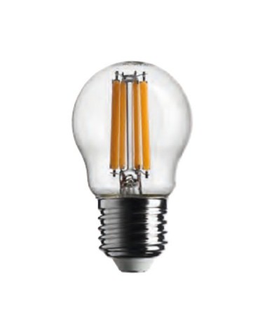 LAMP SFERA FIL E27 6.5W CA