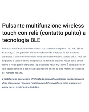 PULSANTE TOUCH REL? CO/PUL