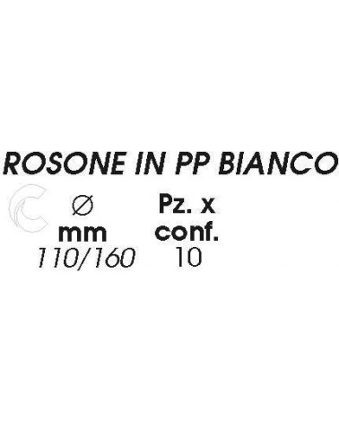 ROSONE PP 110/160 BIANCO  
