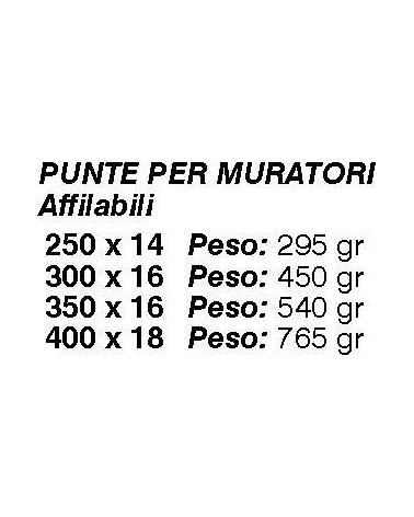 PUNTA MURATORE AFF. 250x14