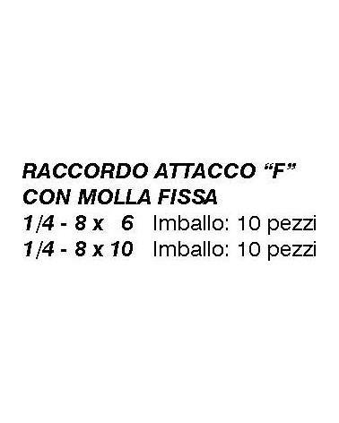 ATTACCO F.1/4 C/MOLFI 8X6 