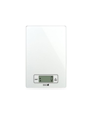 BILANCIA DA CUCINA DIGITALE  in vetro colore bianco 15 Kg/1 Gr