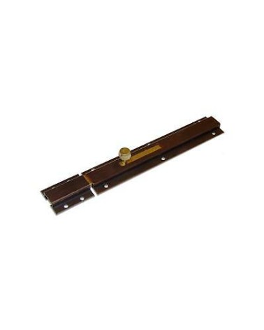 CATENACCIO TRASVERSALI CON CONTROPIASTA ART.32/M CM.25 VERNICIATO MARRONE