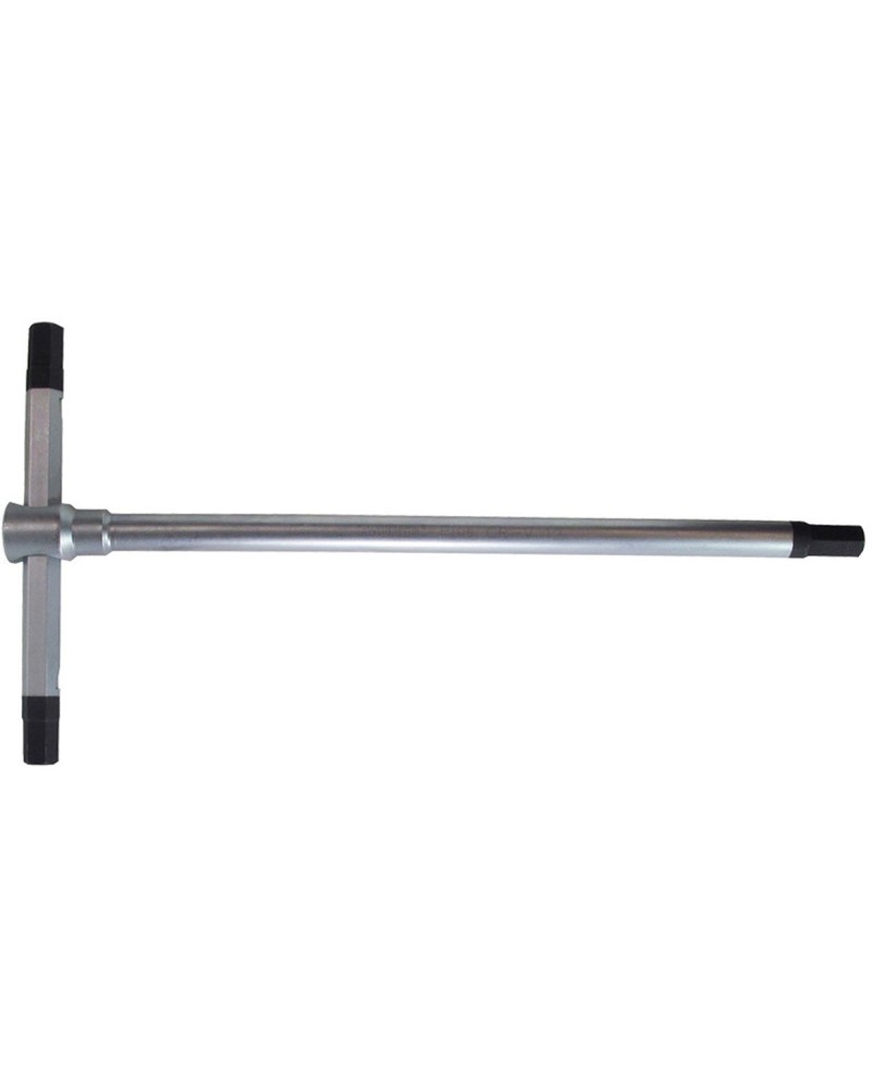 Chiave a T mm3X125 MAURER PLUS con tre estremità maschio esagonale, in acciaio cromo vanadio