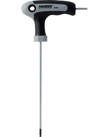 CHIAVE ESAGONALE SFERICA CR-VA CON IMPUGNATURA L MM. 6