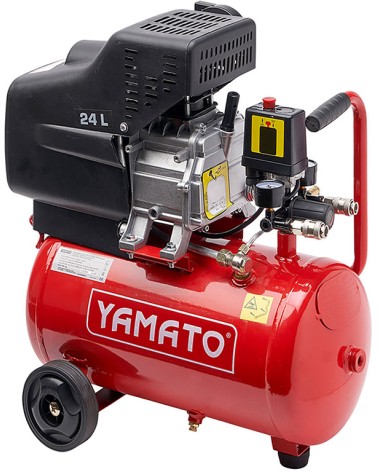 COMPRESSORE CARRELLATO LUBRIFICATO LT.24 2HP YAMATO