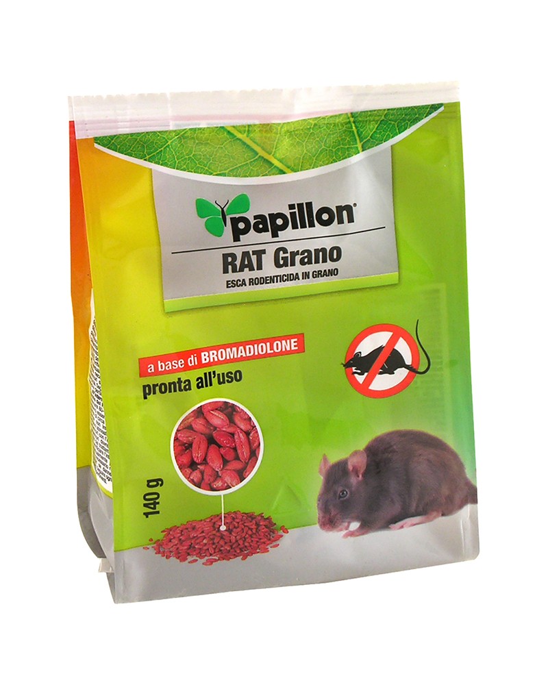 ESCA TOPICIDA BROMADIOLONE GRANO ROSSO GR.140