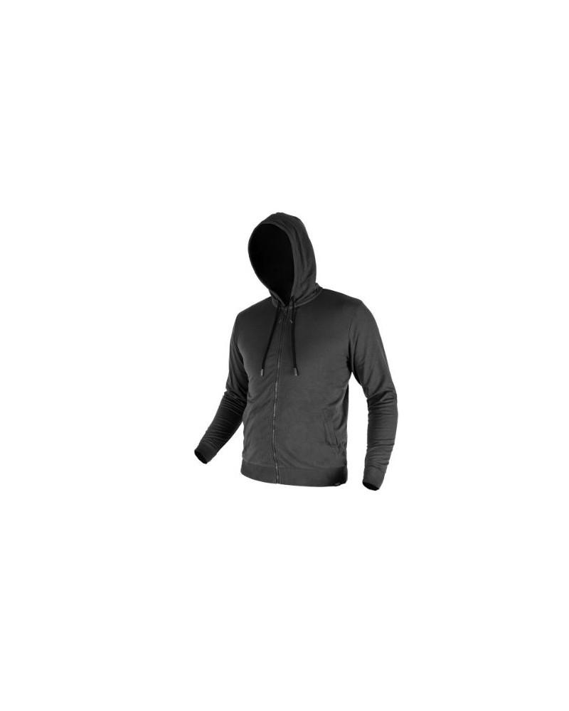 FELPA CON CAPPUCCIO COMFORT, GRIGIA - NEO ART. 81-514 TAGLIA XXXL