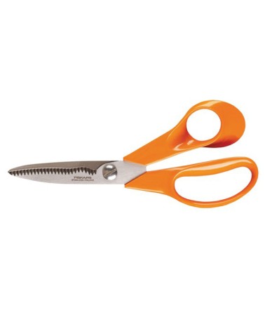 Fiskars S92 forbice per fioro 18 cm. Con manico arancione Fiskars Classic.