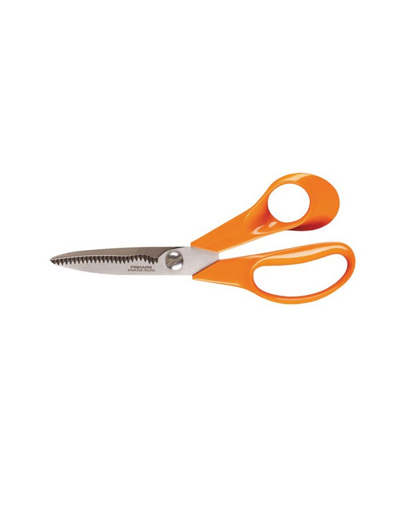 Fiskars S92 forbice per fioro 18 cm. Con manico arancione Fiskars Classic.