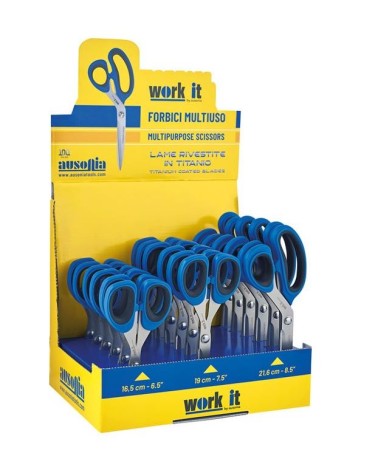 FORBICE MULTIUSO 16,5CM IN TITANIO AUSONIA