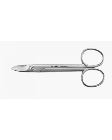 FORBICI UNGHIE LAMA CORTA CURVA 4 INOX SHARPS CUTLERY