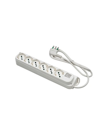 FORTEK RETAIL MULTIPRESE 6 PRESE + INTERRUTTORE ART. 47430 FANTON