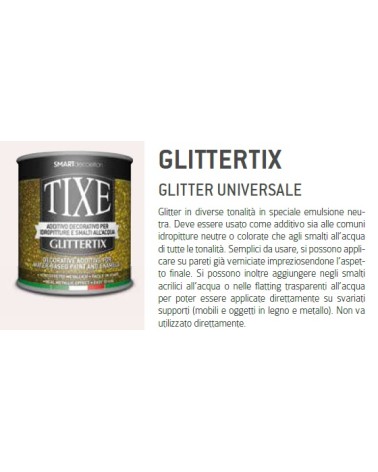 GLITTER ORO ML250 TIXE decorativo per idropitture ART.625.301