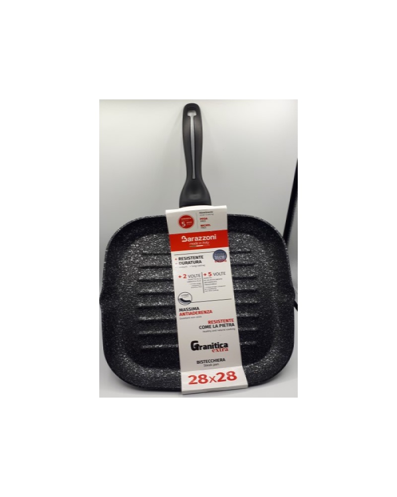GRANITICA EXTRA INDUZIONE BISTECCHIERA 28X28CM
