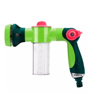Irrigatore a pistola con contenitore, spruzzatore di schiuma ART. 15G715 VERTO