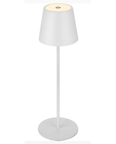 LAMPADA DA TAVOLO LED COLORE BIANCO CON BATTERIA RICARICABILE 2,6W 280LUMEN