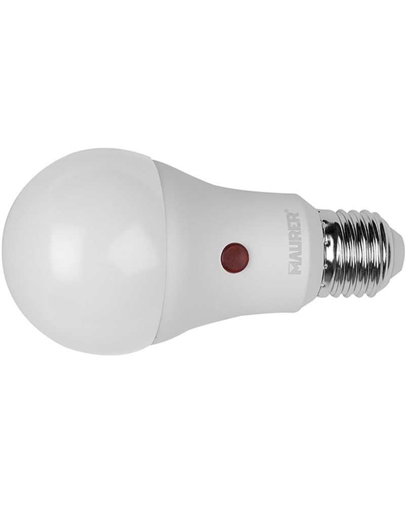 LAMPADA GOCCIA LED CON CREPUSCOLARE E27 3000K 1055L MAURER