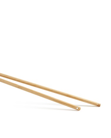 MANICO IN LEGNO CM150 WOODY CON VITE PER SCOPA