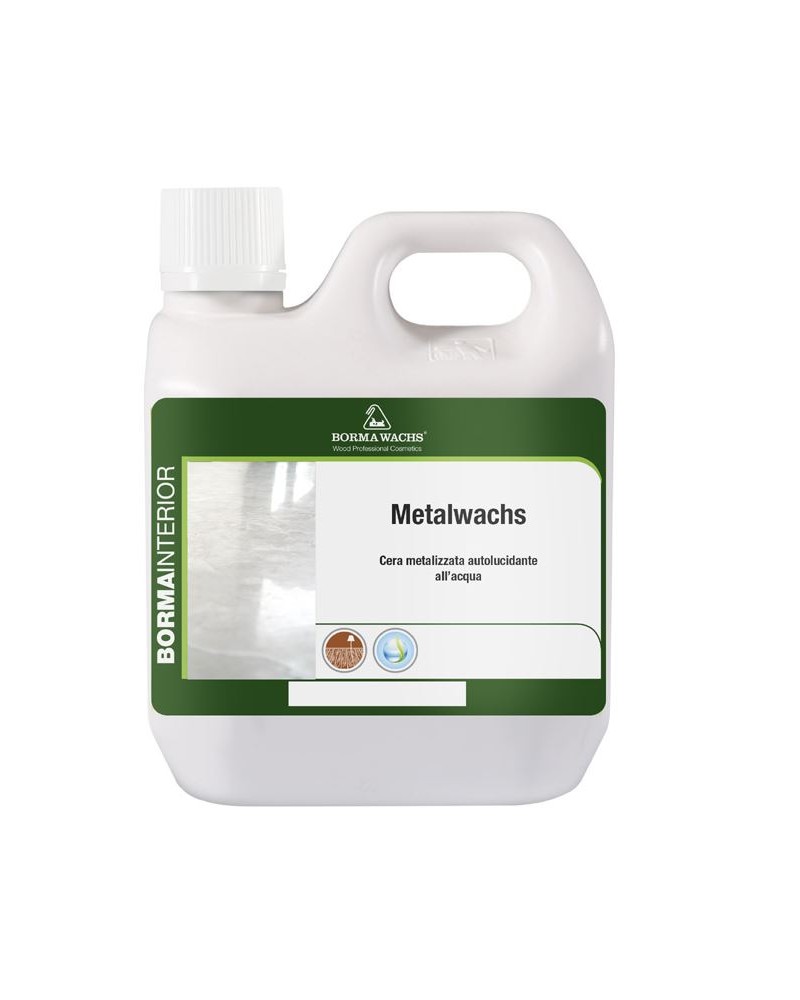 METALWACHS CERA LIQUIDA AUTOLUCIDANTE LT1 METALLIZATA ALL\'ACQUA