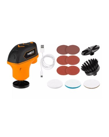 Mini dispositivo multifunzionale/lucidatrice 4V, Li-Ion, USB-C ART. 04-604 NEO TOOLS