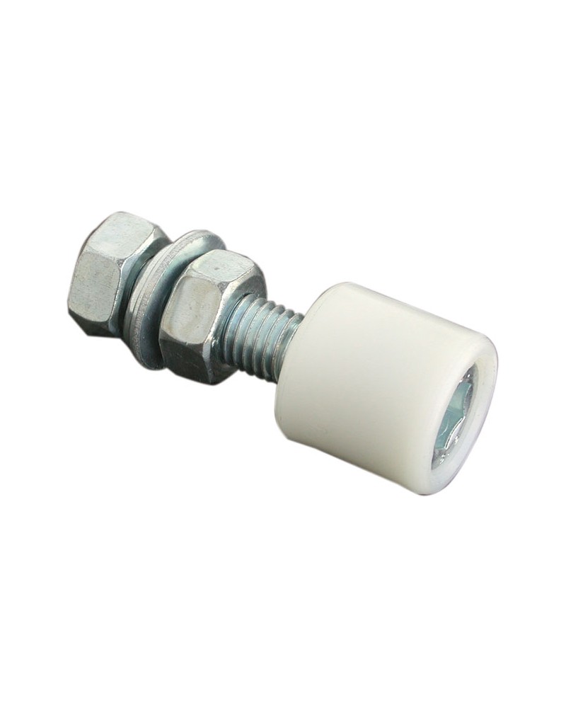 Oliva MM25X30 superiore di guida cilindrica in nylon COMUNELLO con vite e 2 dadi zincati. ART.243