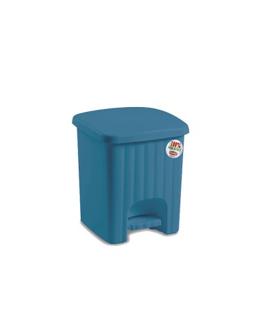 PATTUMIERA DA BAGNO CON PEDALINA MARGHERITA BLU OTTANIO LT4,5