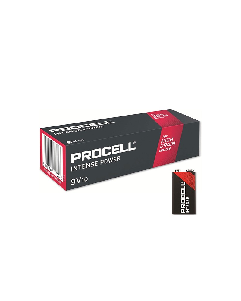 PILA PROCELL TRANSISTOR 9V 10 PEZZI