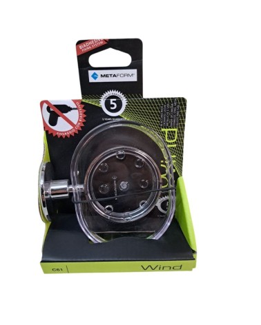 PORTA SAPONETTA METAFORM C61 WIND ACCIAIO INOX
