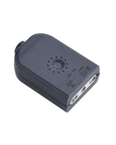 PRESA BIPASSO 2P+T NERO FIG.1