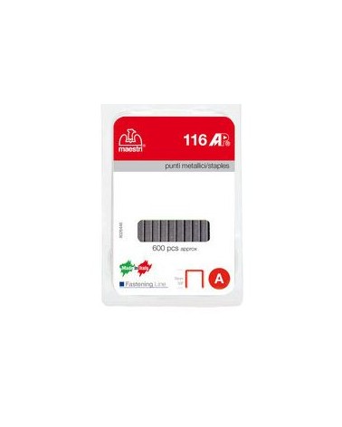 PUNTI SPILLATRICE MAESTRI BLISTER ART. 116 AP 600 PZ