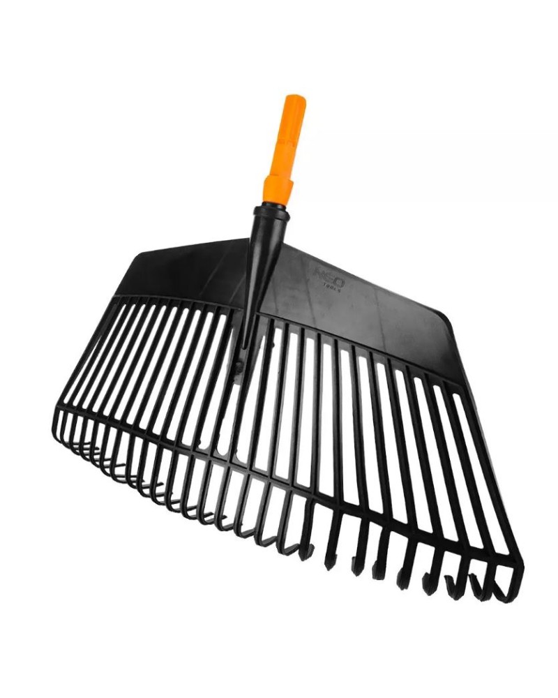 Rastrello a ventaglio in plastica. Sistema di clic NEO ART. 95-066 NEO TOOLS