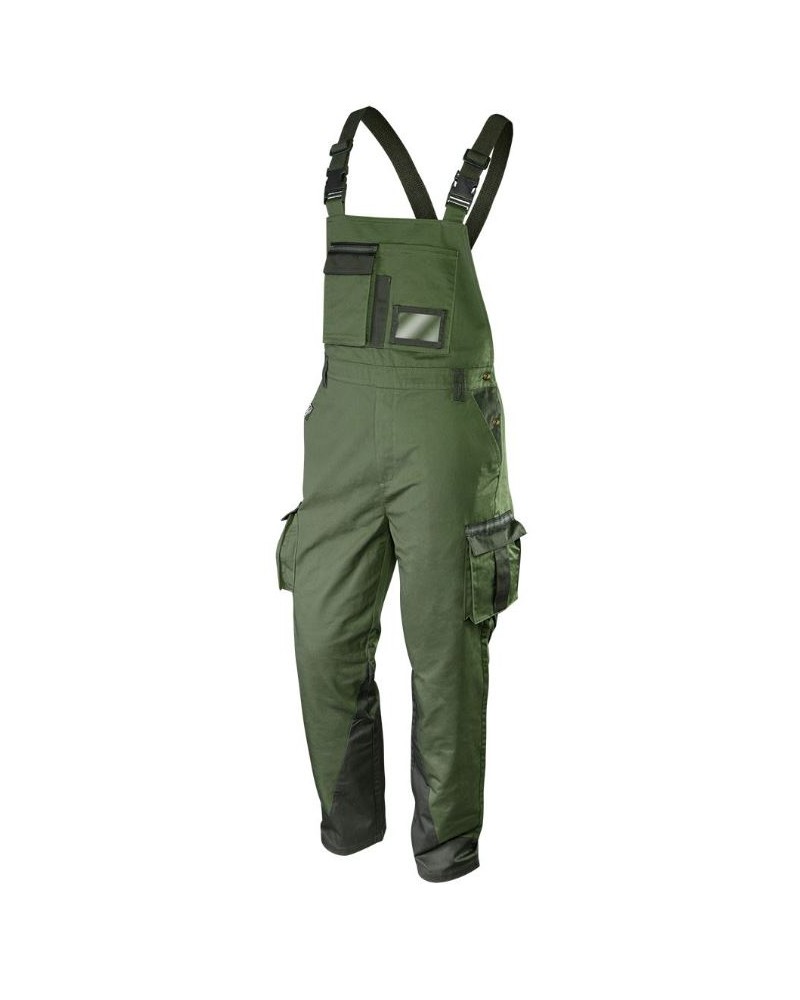SALOPETTE DA LAVORO COLORE VERDE OLIVA TAGLIA XL (54)