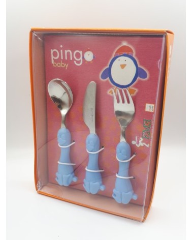 SET 3PZ POSATE BIMBO AZZURRO  PINGO