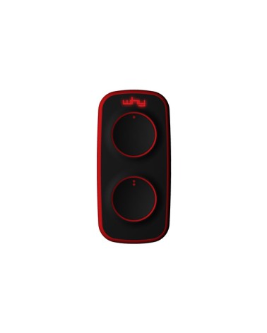 Sice Radiocomando COLORE ROSSO VULCANO Why Lite 433 mini 2 tasti, 433,92 MHz. Duplicazione con autoapprendimento. Può duplicare 