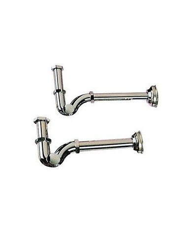 SIFONE A S OTTONE CROMATO D 1.1/4