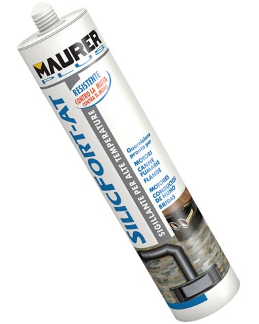 Sigillante acetico rosso MAURER PLUS SILICFORT-AT