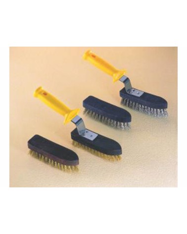 SPAZZOLA PULISCIGRIGLIA E PIASTRE INOX LILLY