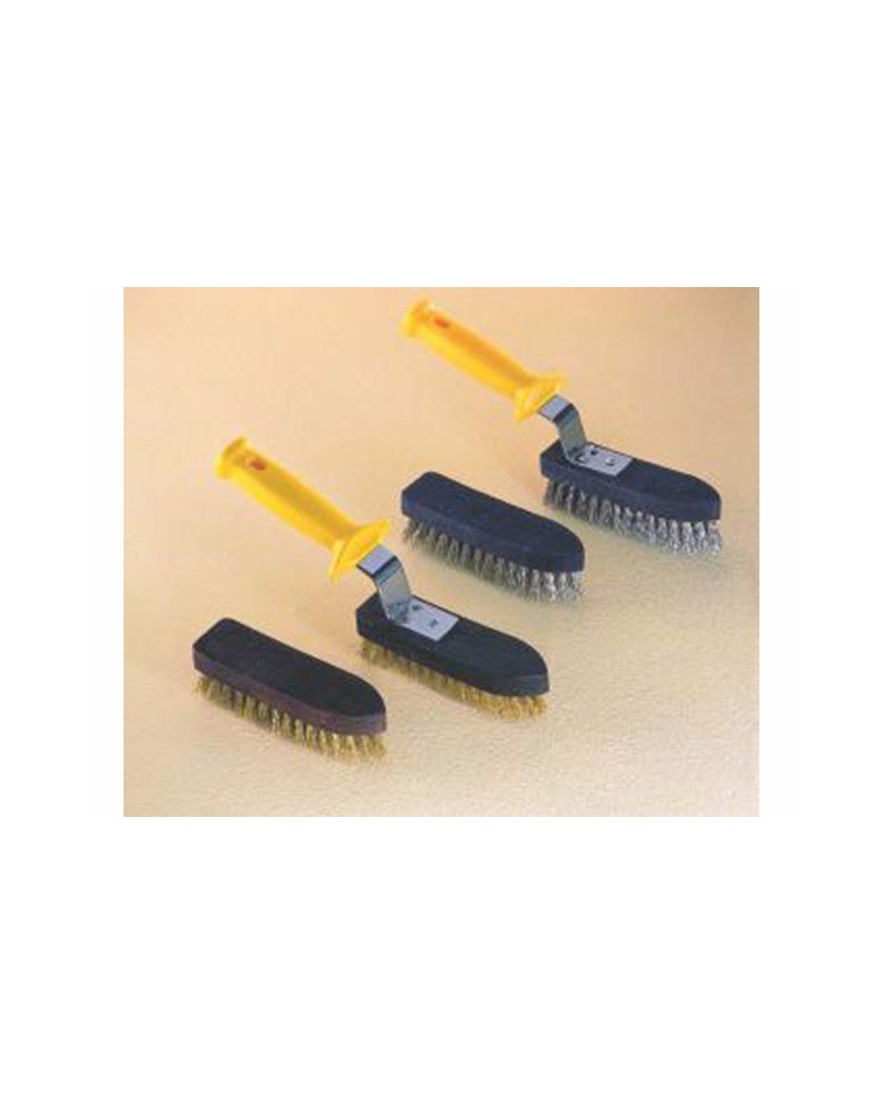 SPAZZOLA PULISCIGRIGLIA E PIASTRE INOX LILLY